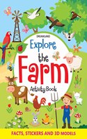 Explore the Farm Activity Book with Stickers and 3D Models