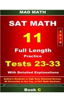 2018 New SAT Math Tests 23-33 Book C