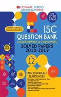 Oswaal ISC Question Bank Class 12 English Paper-1 Language Book Chapterwise & Topicwise (For March 2020 Exam)