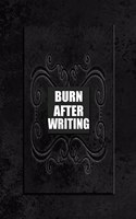 Burn After Writing Black Edition