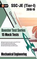 Booster Test Series - SSC JE Paper I - Mechanical Engineering - 15 Mock Tests (Questions, Answers and Explanations)