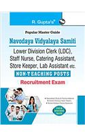 Navodaya Vidyalaya (NVS) Non-Teaching Posts (LDC/SK, Staff Nurse, Catering Asst. & Lab Asst.) Recruitment Exam Guide