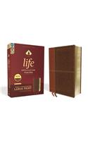 Niv, Life Application Study Bible, Third Edition, Large Print, Leathersoft, Brown, Red Letter Edition