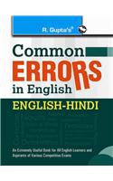 Common Errors in English