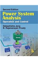 Power System Analysis Operation and Control