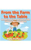 From the Farm to The Table, Healthy Foods from the Farm for Kids - Children's Agriculture Books