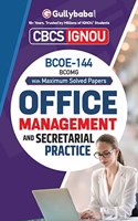 Gullybaba IGNOU BBA 6th Sem BCOE-144 Office Management and Secretarial Practice in English - Latest Edition IGNOU Help Book with Solved Previous Year's Question Papers and Important Exam Notes