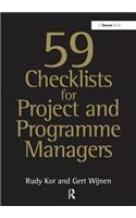 59 Checklists for Project and Programme Managers