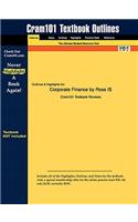 Studyguide for Corporate Finance by Ross, ISBN 9780073337180