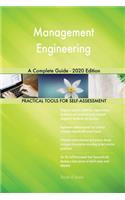 Management Engineering A Complete Guide - 2020 Edition