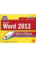 Microsoft (R) Word 2013 QuickSteps