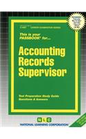 Accounting Records Supervisor