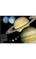 National Geographic Solar System Wall Map (24.25 X 18.25 In)