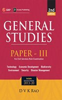 General Studies Paper III For UPSC Civil Services Main Examination 2e by DVK Rao