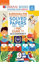 Oswaal Karnataka PUE Solved Papers I PUC Accountancy Chapterwise & Topicwise (For 2021 Exam)