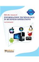 Information Technology in Business Operations