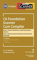 SCANNER-CA Foundation Scanner Cum Compiler (Paper 3 & 4) (Volume 2) (Nov 2019 Exam-New Syllabus) [Paperback] Dr. S.K.Agrawal and CA Manmeet Kaur