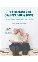 Grandma and Grandpa Study Book Senior Crossword Puzzles Extra Large Print Edition