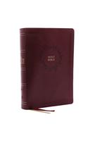 The KJV Open Bible: Complete Reference System, Burgundy Leathersoft, Red Letter, Comfort Print: King James Version