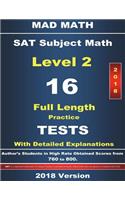 2018 SAT Math Level II 16 Tests