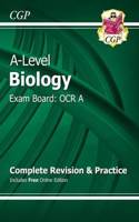 A-Level Biology: OCR A Year 1 & 2 Complete Revision & Practice with Online Edition