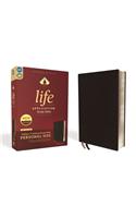 Niv, Life Application Study Bible, Third Edition, Personal Size, Bonded Leather, Black, Red Letter Edition